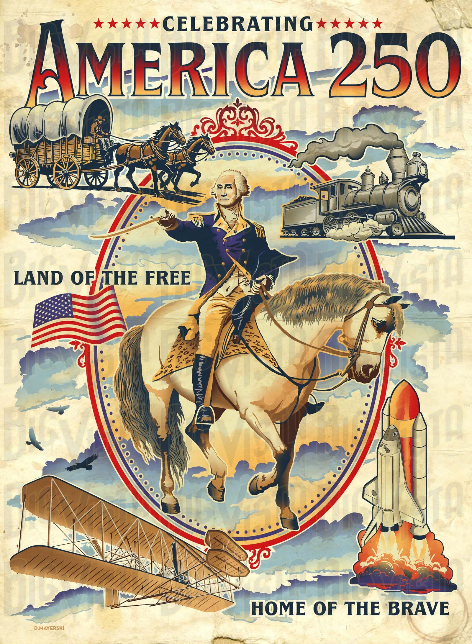 America 250 Progress poster