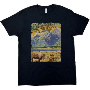 GRAND TETON BISON SOLID TEE