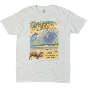 GRAND TETON BISON SOLID TEE