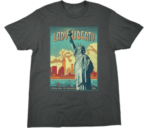 LADY LIBERTY SOLID TEE