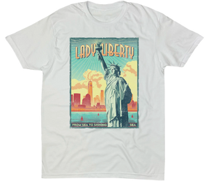 LADY LIBERTY SOLID TEE