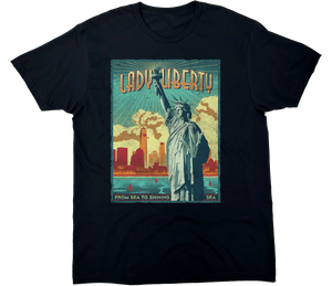 LADY LIBERTY SOLID TEE