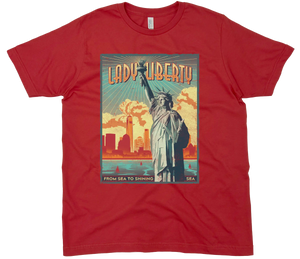 LADY LIBERTY SOLID TEE