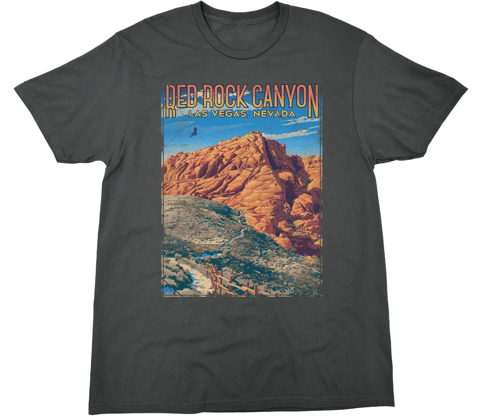 RED ROCK CANYON LAS VEGAS NEVADA SOLID TEE