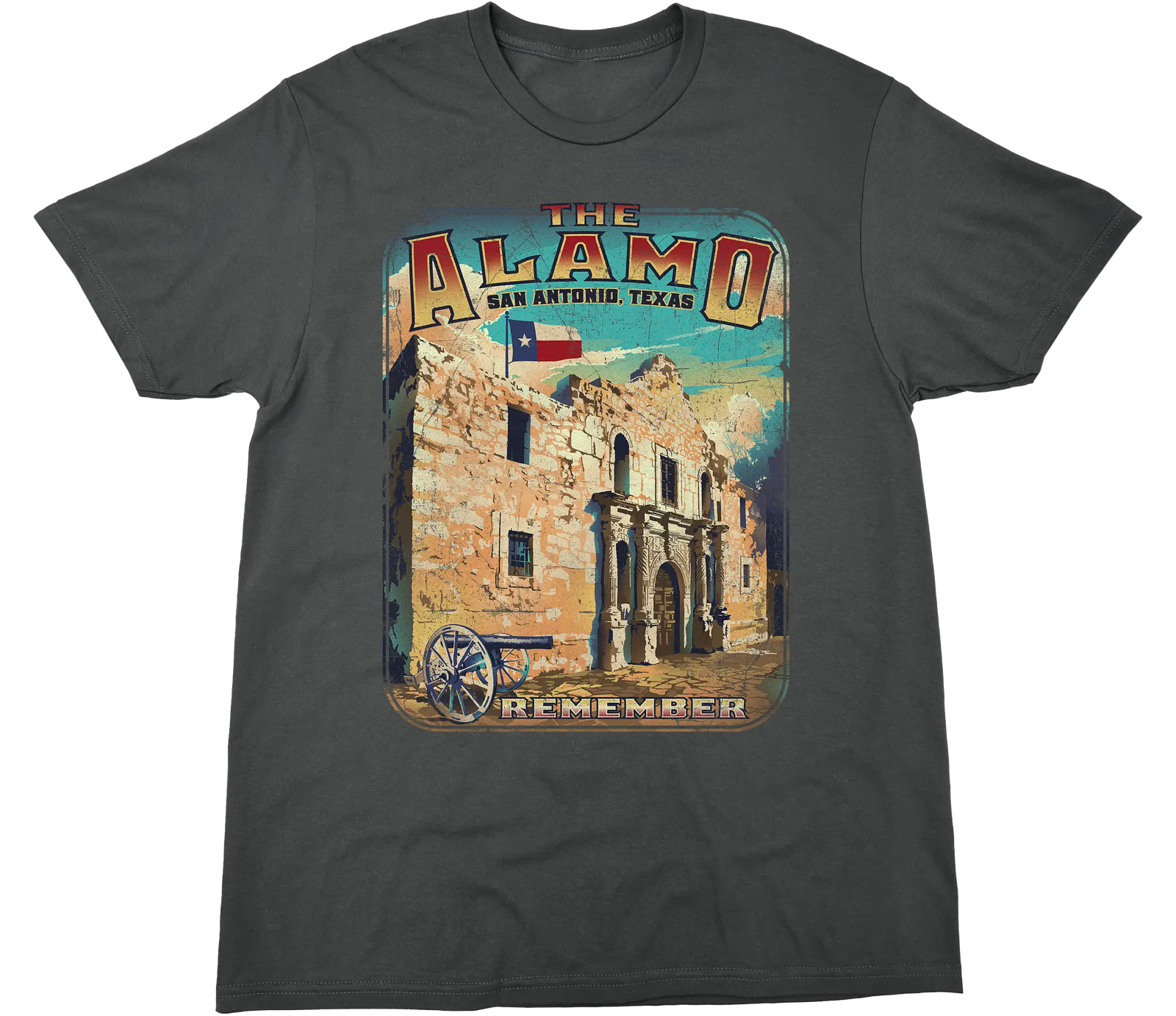 THE ALAMO TEXAS SOLID TEE