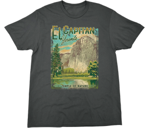 EL CAPITAN YOSEMITE NATIONAL PARK SOLID TEE