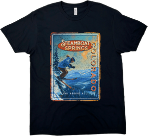 STEAMBOAT SPRINGS COLORADO SOLID TEE