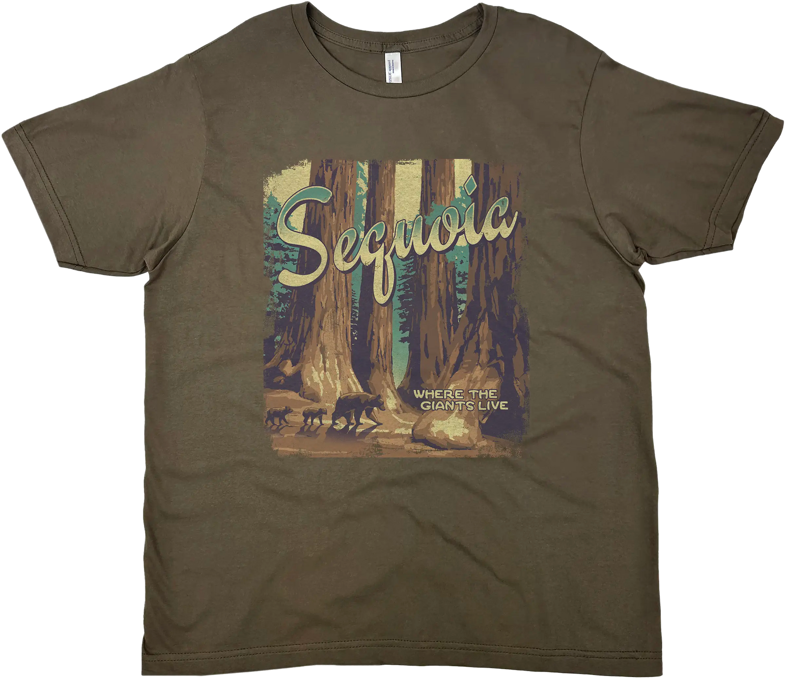 SEQUOIA NATIONAL PARK GIANTS LIVE SOLID TEE