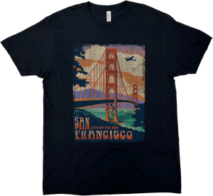 SAN FRANCISCO CALIFORNIA CITY BY THE BAY SOLID TEE