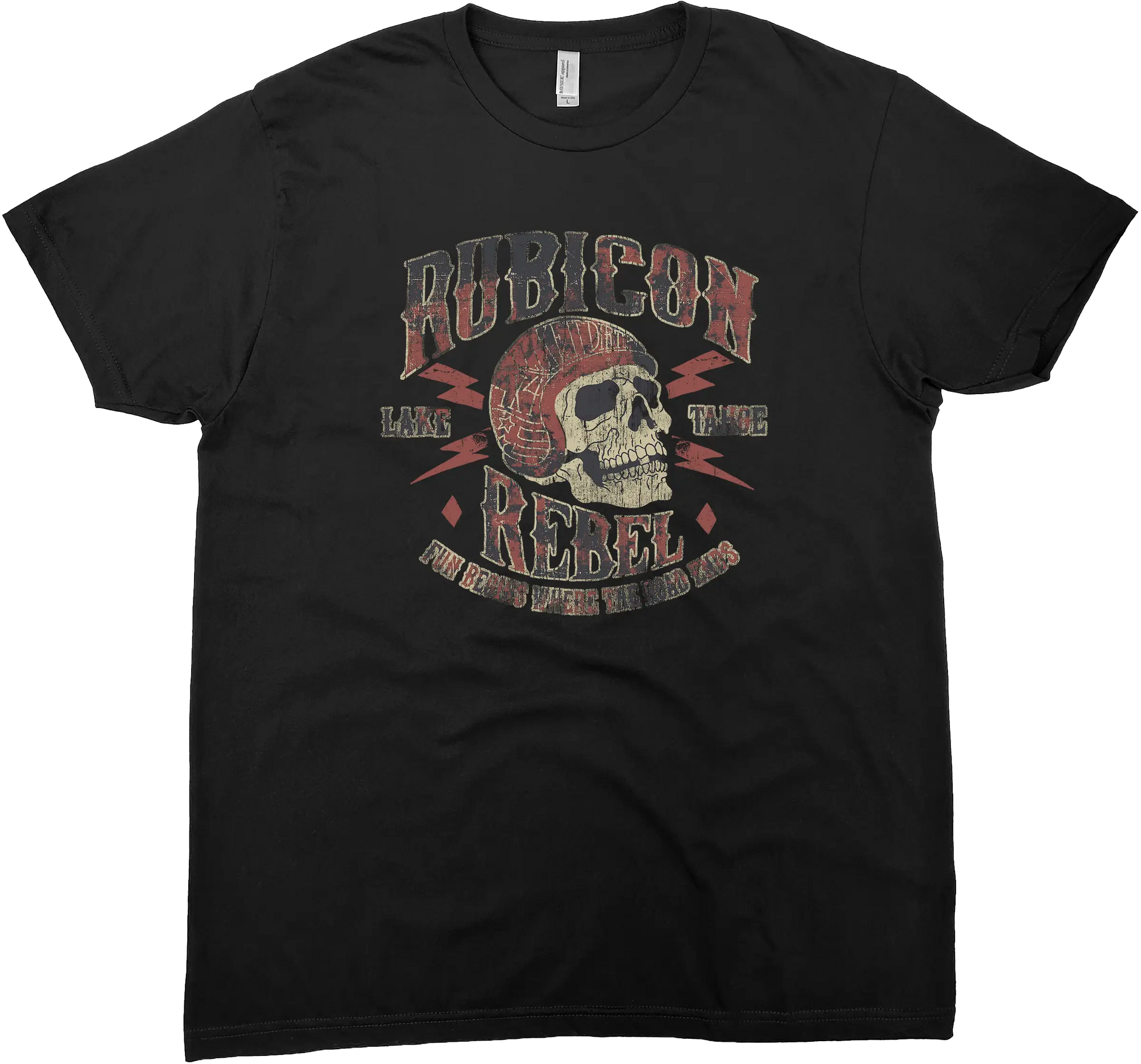RUBICON REBEL LAKE TAHOE SOLID TEE