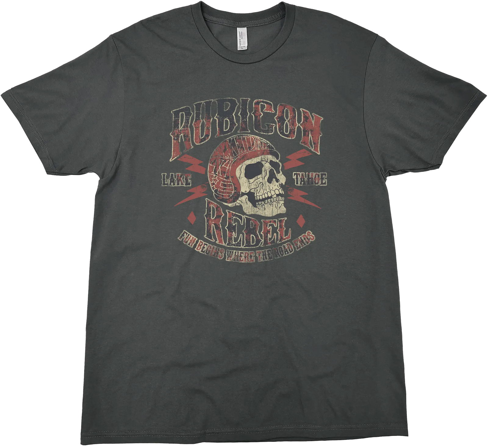 RUBICON REBEL LAKE TAHOE SOLID TEE