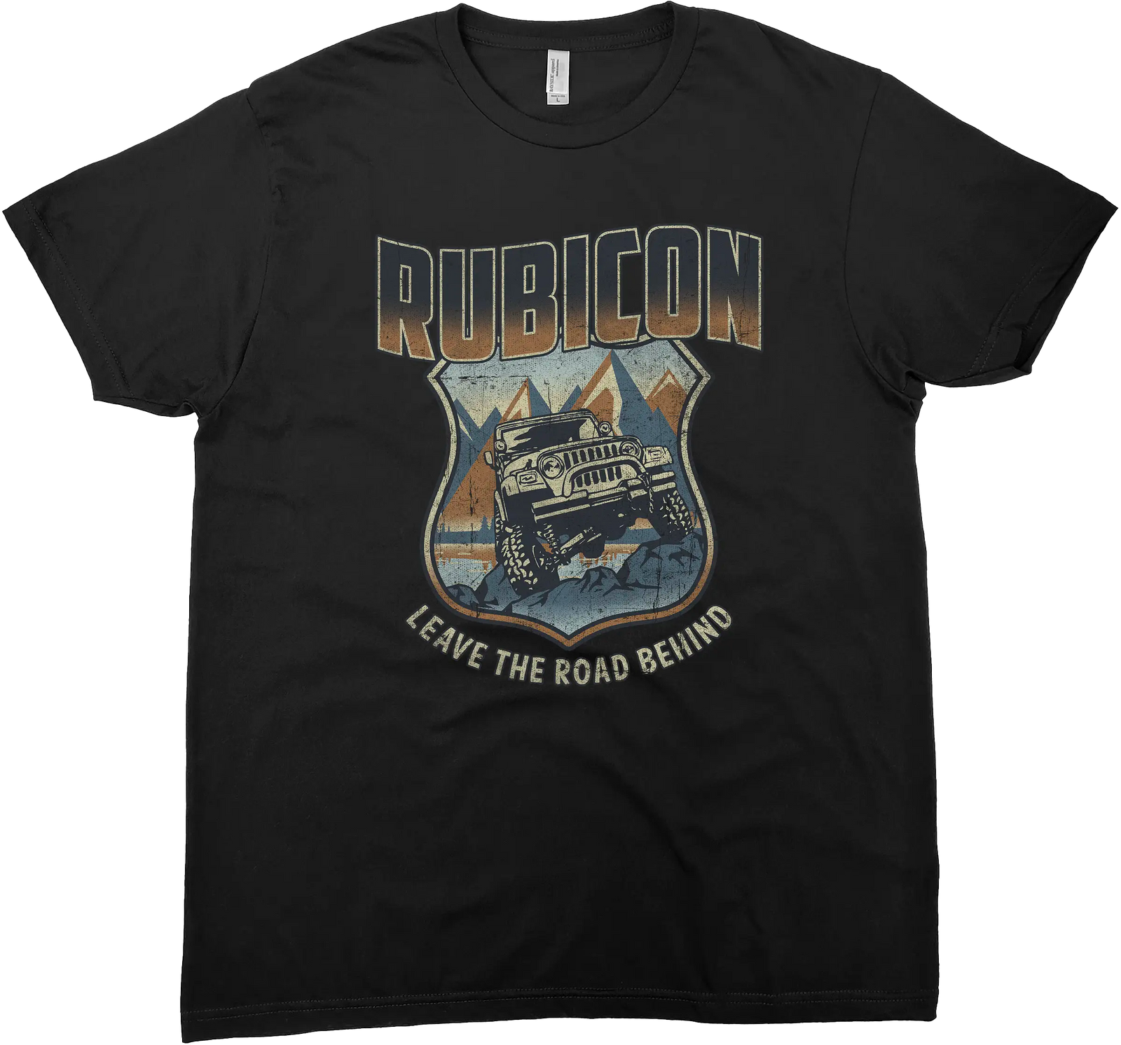 RUBICON LEAVE THE ROAD BEHIND SOLID TEE