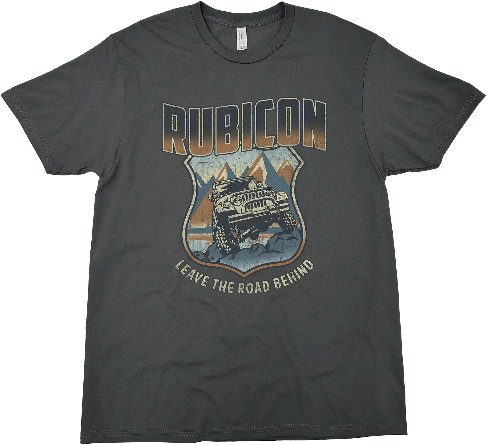 RUBICON LEAVE THE ROAD BEHIND SOLID TEE