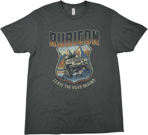 RUBICON LEAVE THE ROAD BEHIND SOLID TEE
