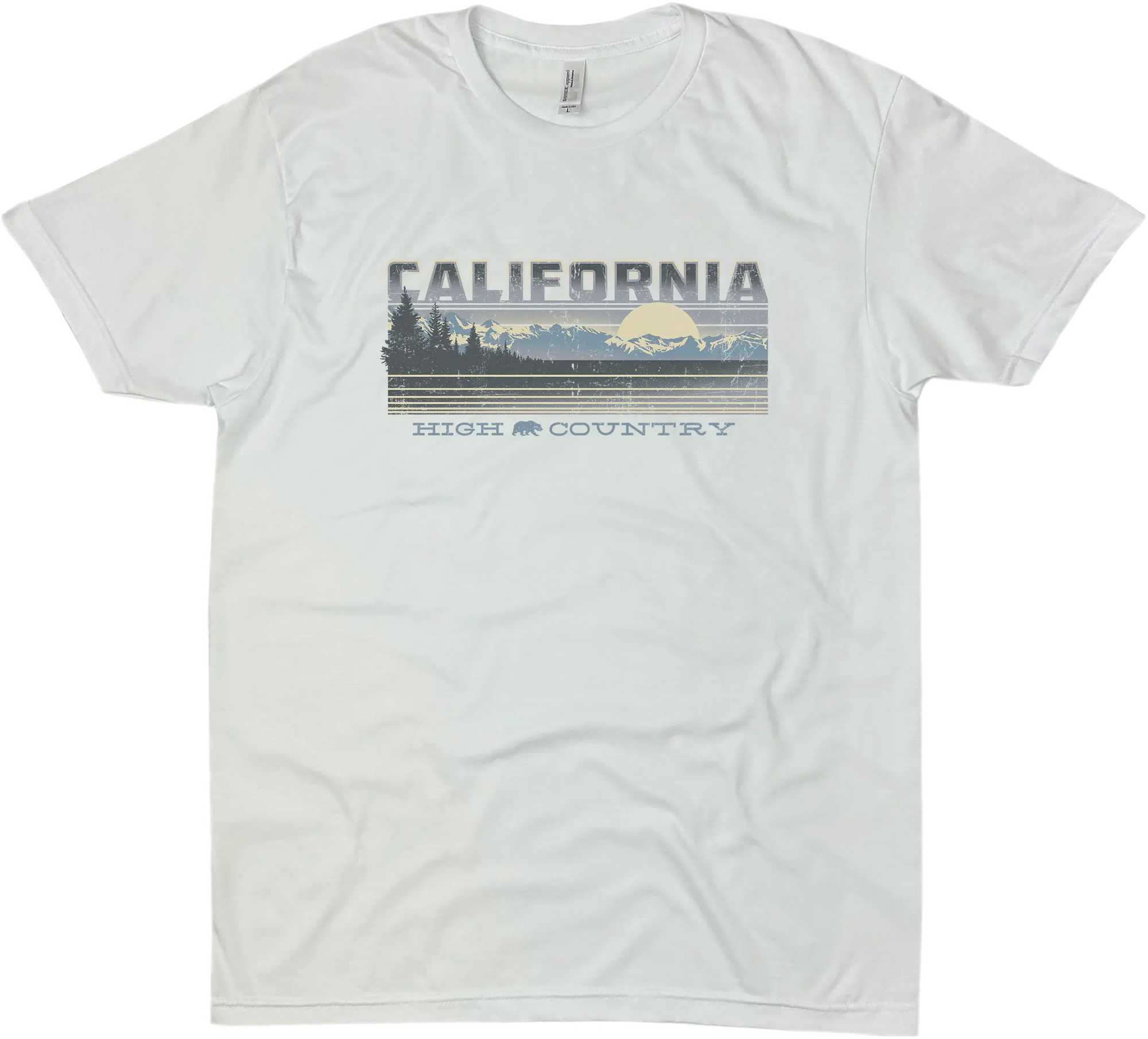RETRO CALIFORNIA HIGH COUNTRY SOLID TEE