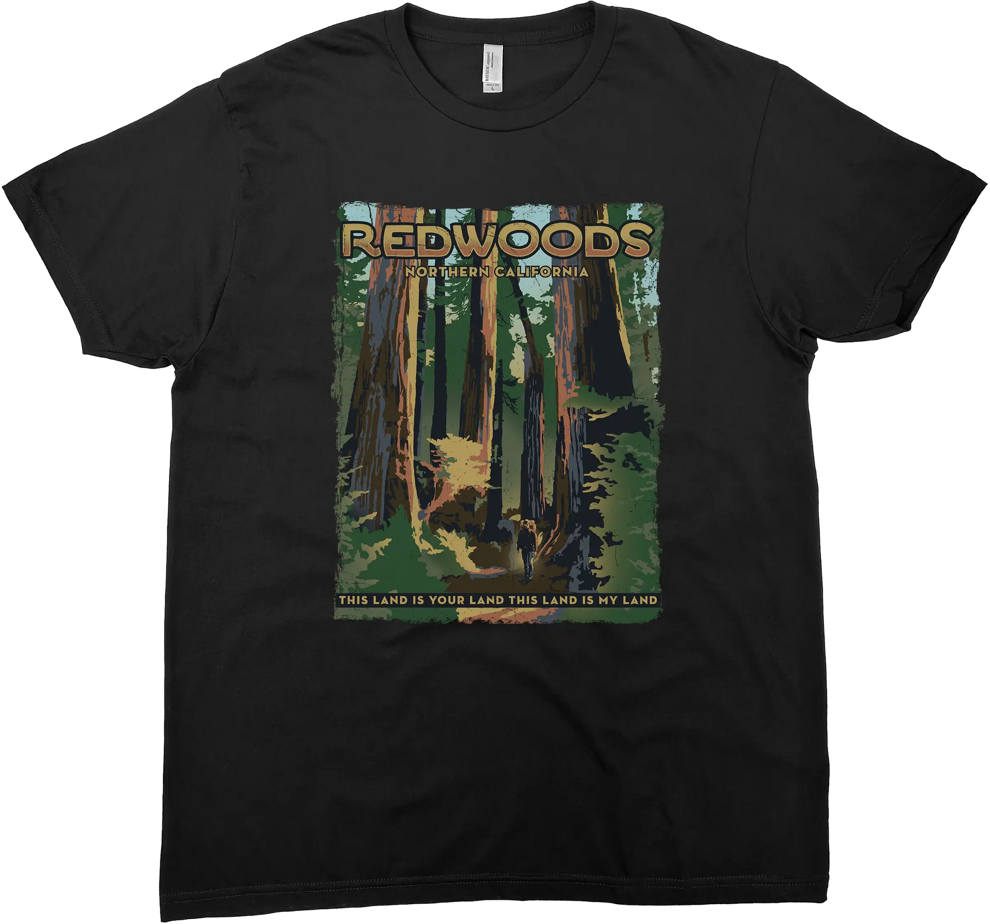 REDWOODS NATIONAL AND STATE PARK CALIFORNIA SOLID TEE
