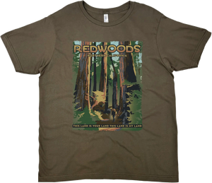 REDWOODS NATIONAL AND STATE PARK CALIFORNIA SOLID TEE
