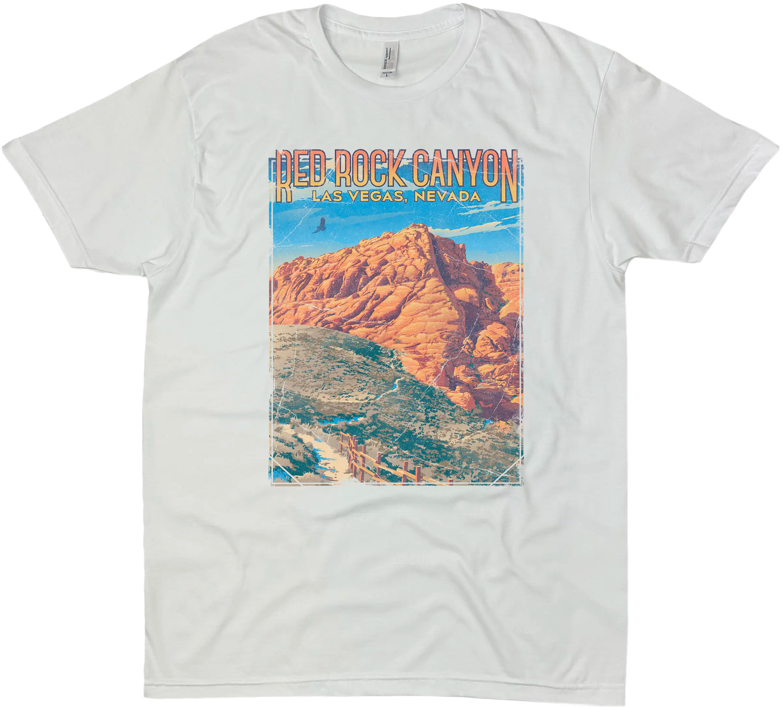 RED ROCK CANYON LAS VEGAS NEVADA SOLID TEE