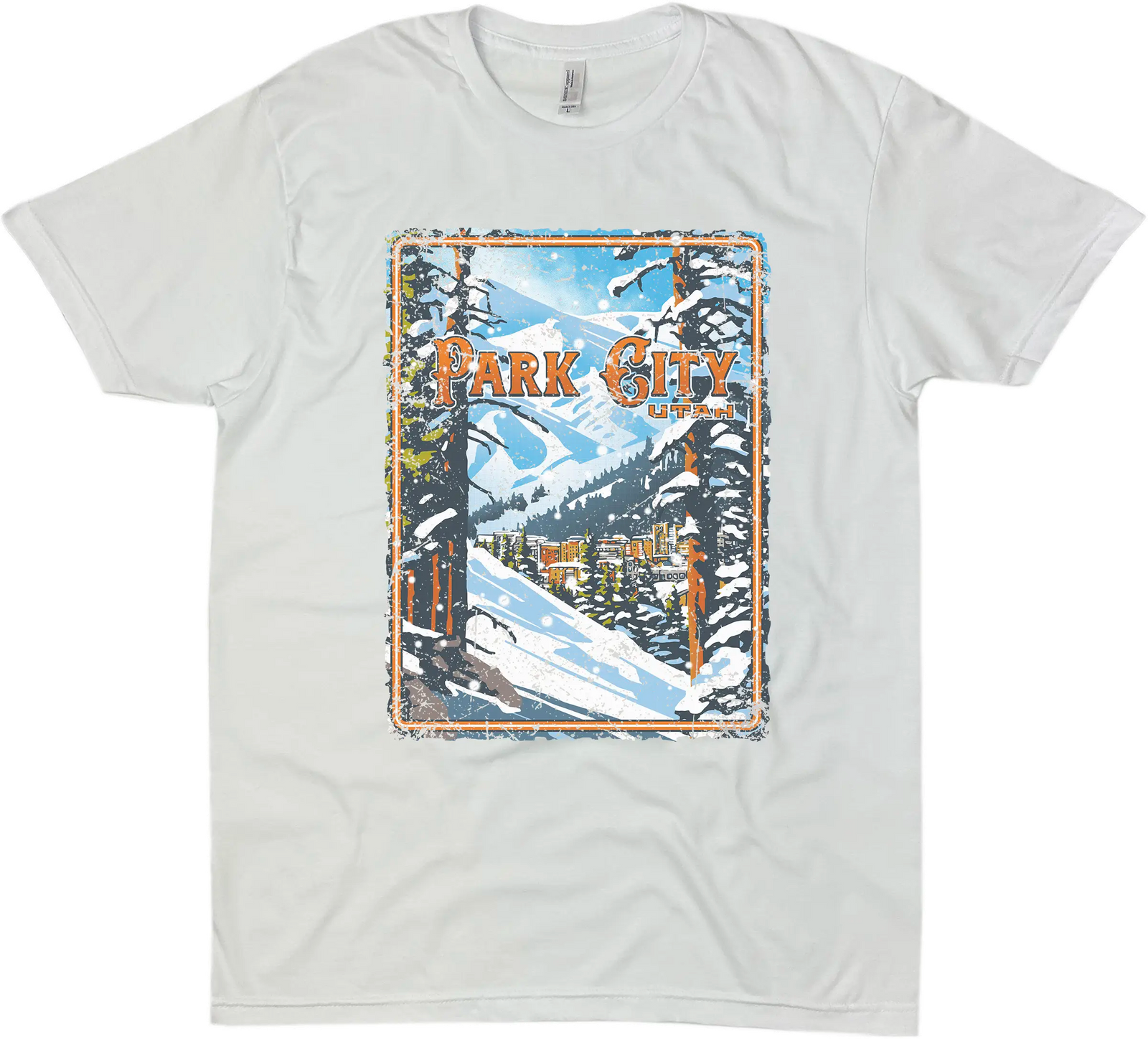 PARK CITY UTAH TOWN SOLID TEE
