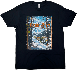 PARK CITY UTAH TOWN SOLID TEE