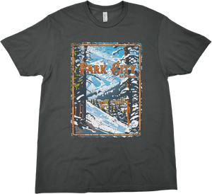 PARK CITY UTAH TOWN SOLID TEE