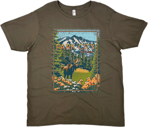 PARK CITY UTAH MOOSE SOLID TEE