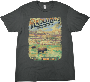 BADLANDS NATIONAL PARK SOUTH DAKOTA SOLID TEE