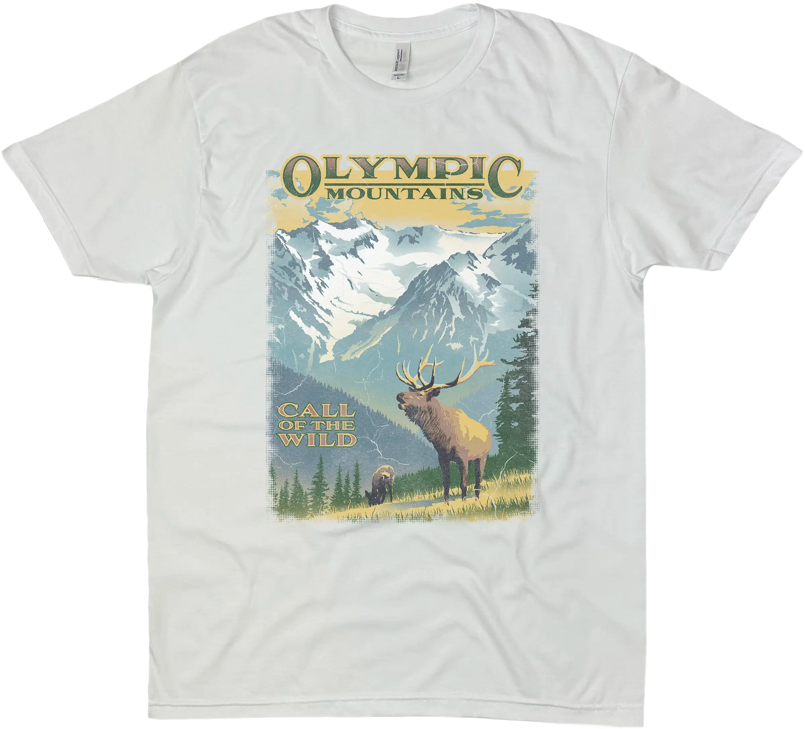 OLYMPIC NATIONAL PARK OLYMPIC MOUNTAINS SOLID TEE