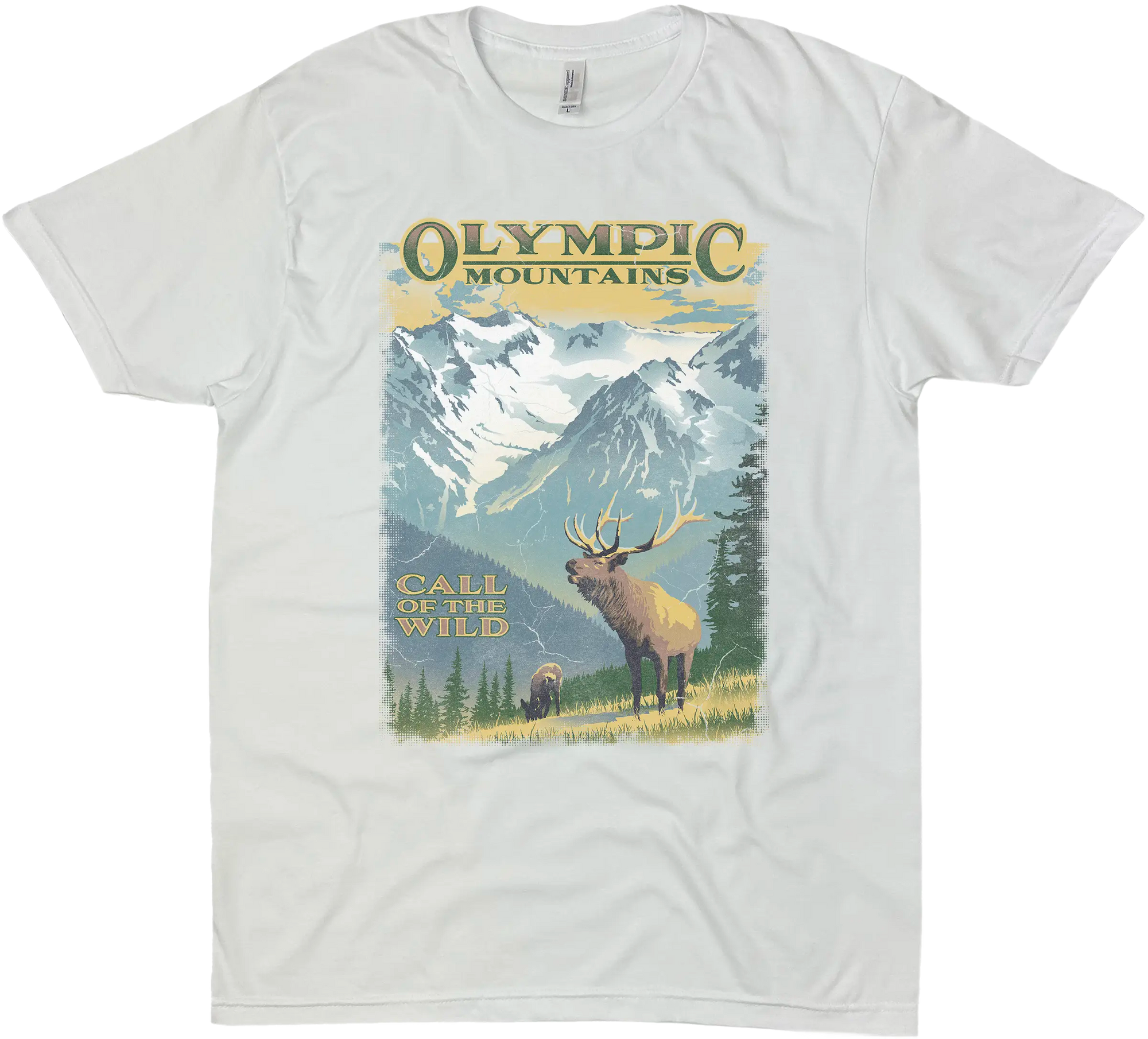 OLYMPIC NATIONAL PARK OLYMPIC MOUNTAINS SOLID TEE