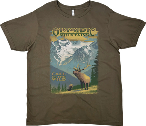 OLYMPIC NATIONAL PARK OLYMPIC MOUNTAINS SOLID TEE