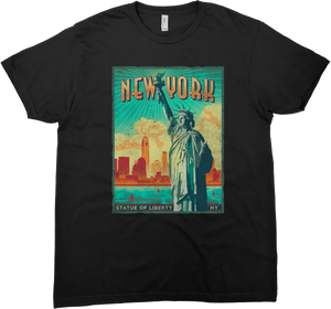 NEW YORK STATUE OF LIBERTY SOLID TEE