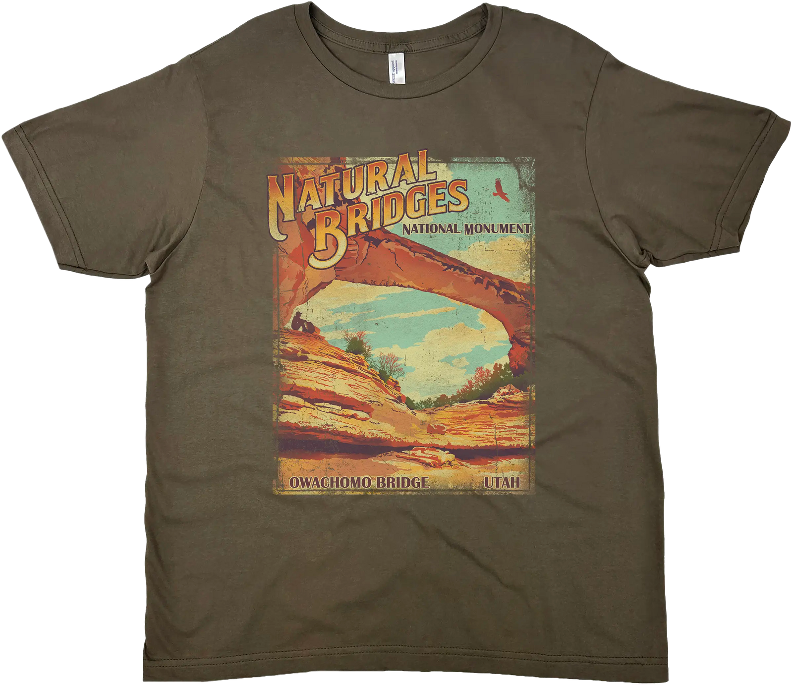 NATURAL BRIDGES NATIONAL MONUMENT SOLID TEE