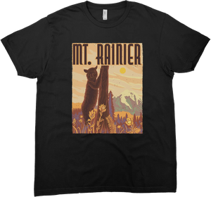 MOUNT RAINIER BEAR SOLID TEE
