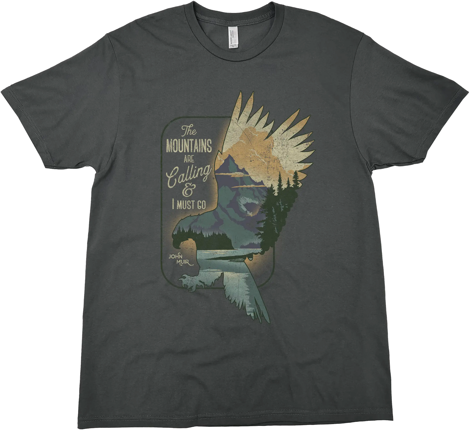 MOUNTAINS ARE CALLING SOLID TEE