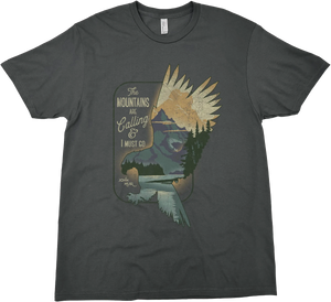 MOUNTAINS ARE CALLING SOLID TEE
