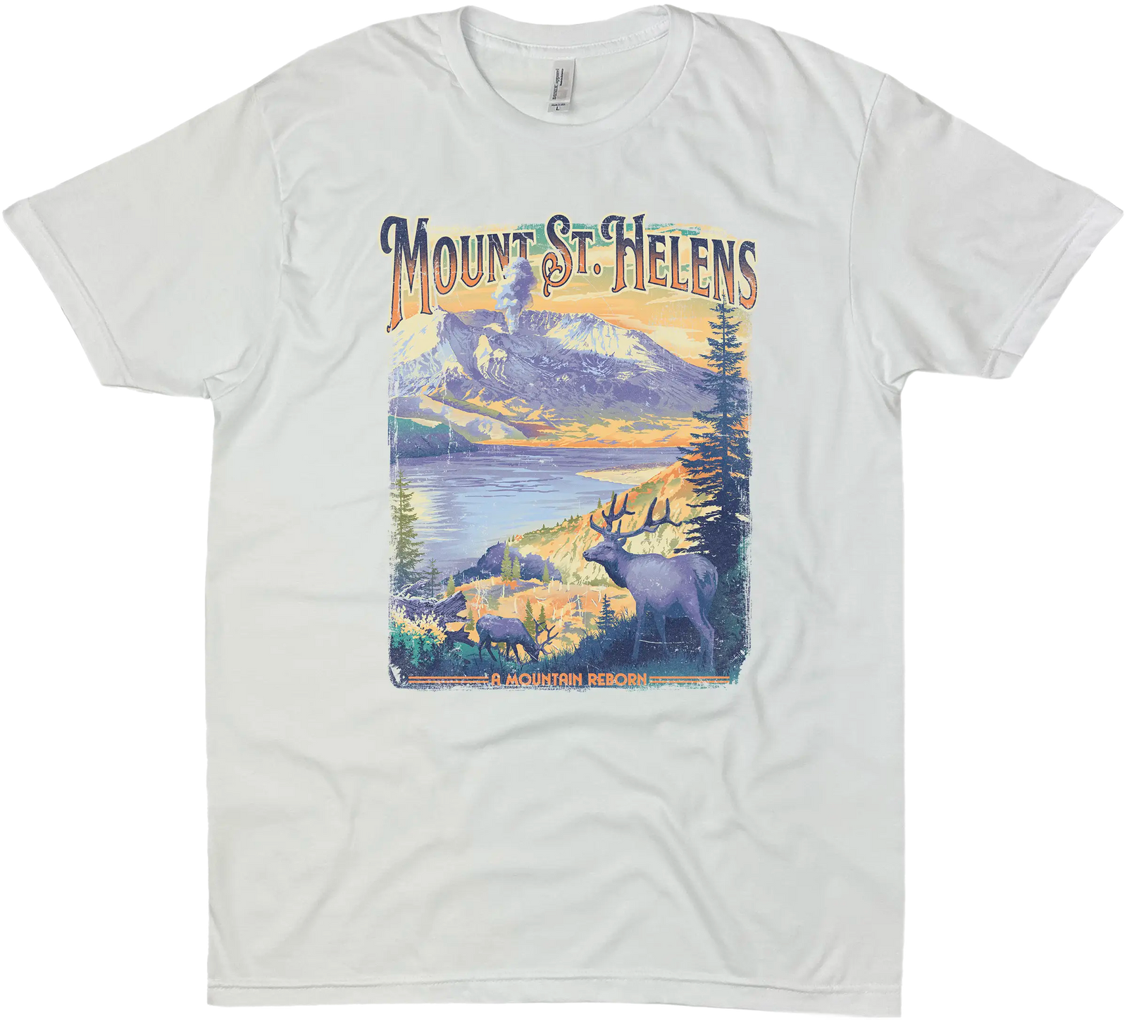 MOUNT SAINT HELENS NATIONAL MONUMENT SOLID TEE