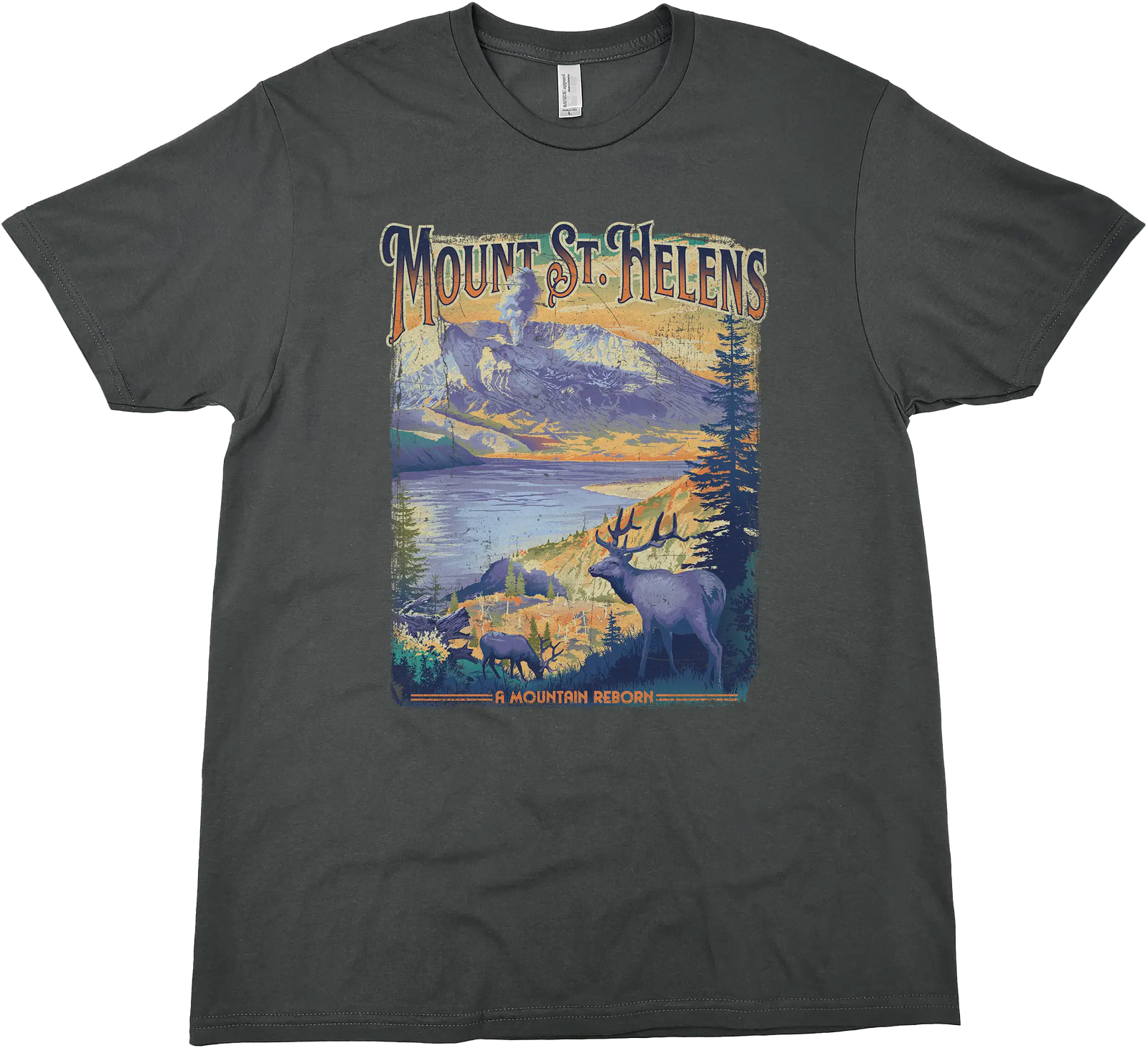 MOUNT SAINT HELENS NATIONAL MONUMENT SOLID TEE