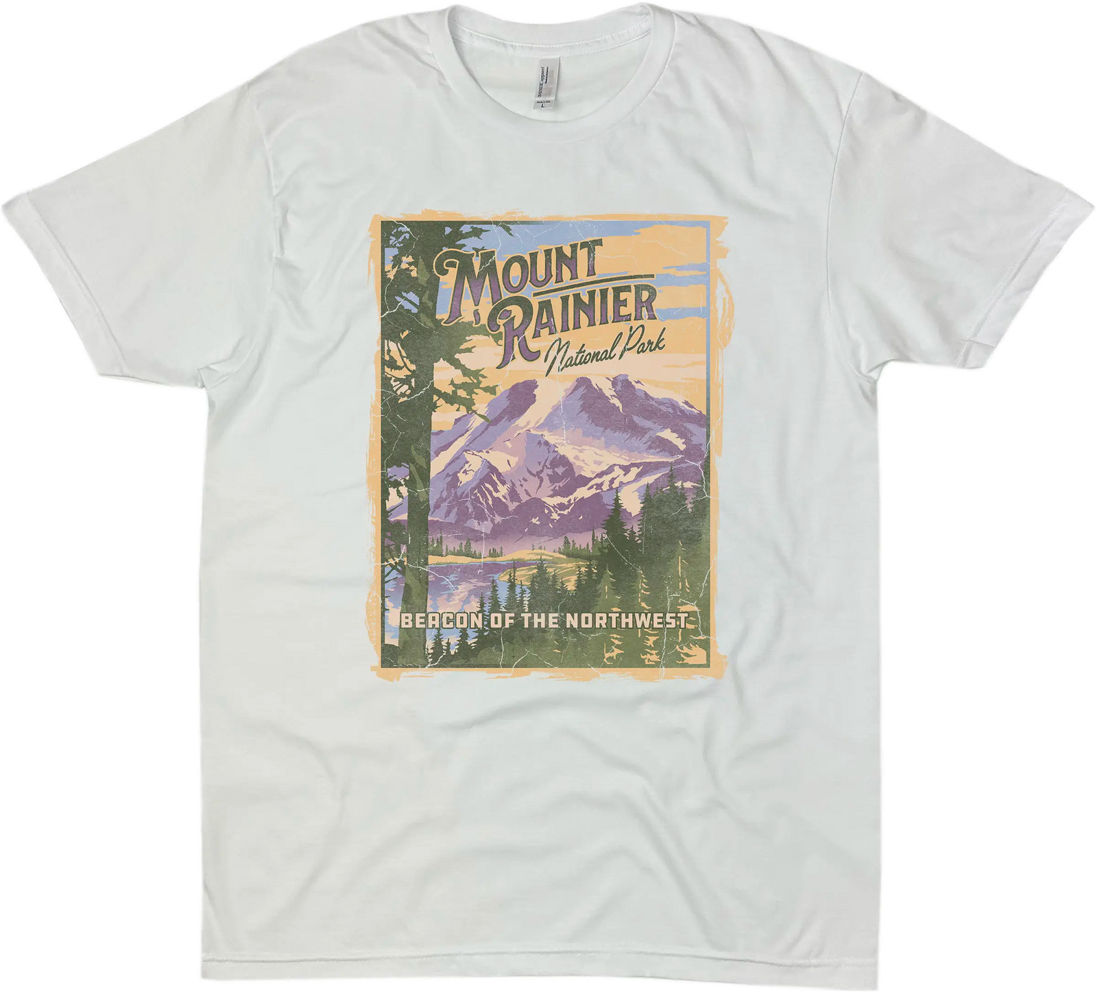 MOUNT RAINIER NATIONAL PARK BEACON SOLID TEE