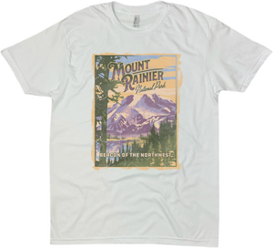 MOUNT RAINIER NATIONAL PARK BEACON SOLID TEE