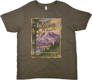 MOUNT RAINIER NATIONAL PARK BEACON SOLID TEE