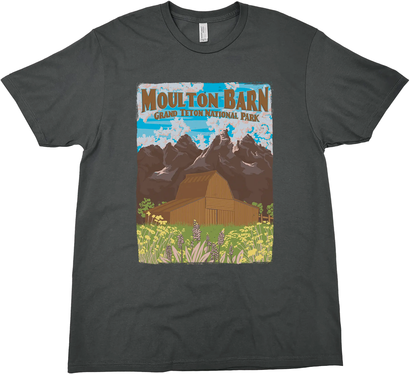 MOULTON BARN GRAND TETON SOLID TEE