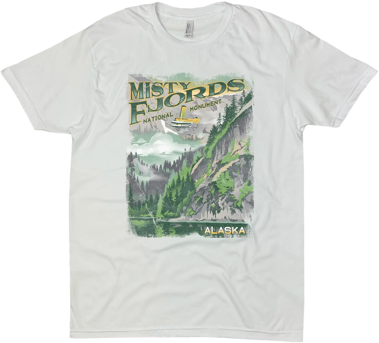 MISTY FJORDS NATIONAL MONUMENT ALASKA SOLID TEE
