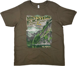 MISTY FJORDS NATIONAL MONUMENT ALASKA SOLID TEE