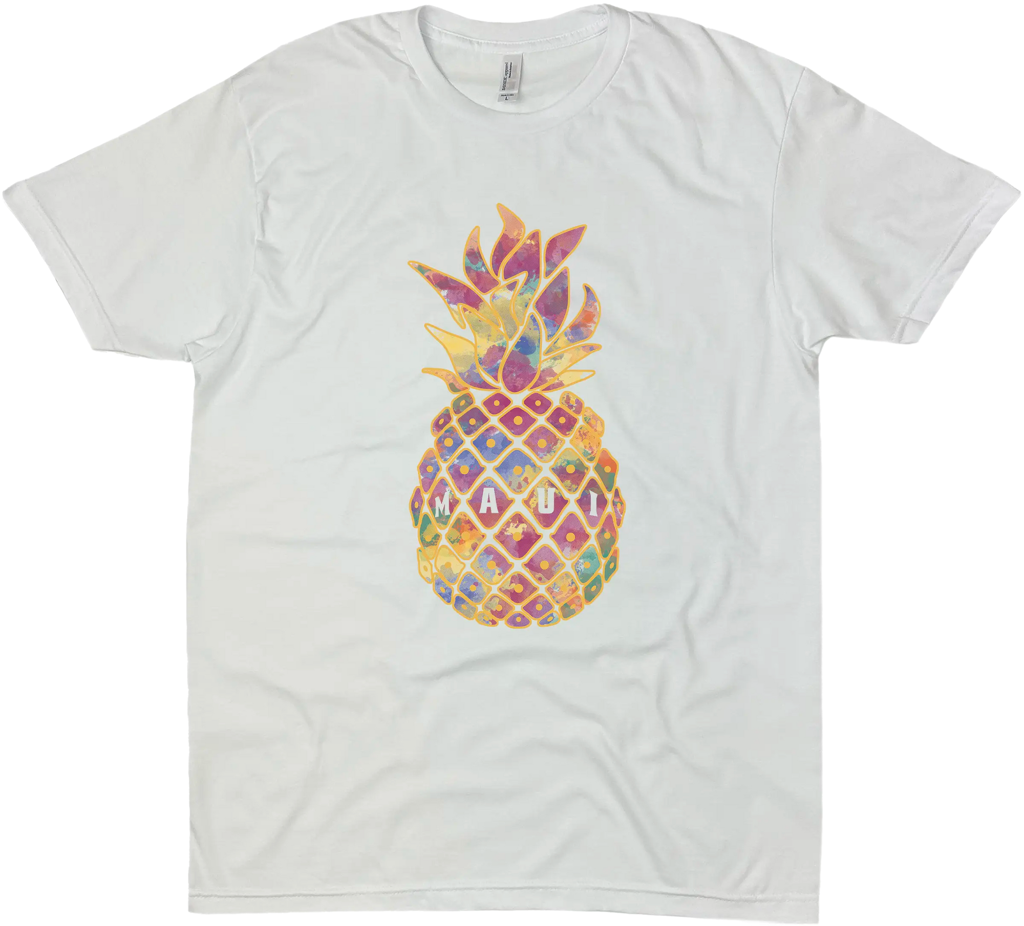MAUI PINEAPPLE SOLID TEE