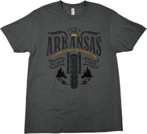 ARKANSAS MOTORCYCLE ROAM FREE SOLID TEE