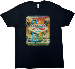 LAS VEGAS NEVADA SIGN SOLID TEE