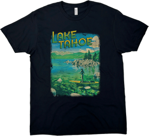 LAKE TAHOE PADDLE BOARD SOLID TEE