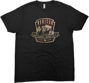 LAKE TAHOE RUBICON TRAIL SOLID TEE