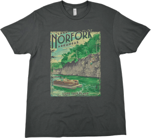 LAKE NORFORK ARKANSAS SOLID TEE