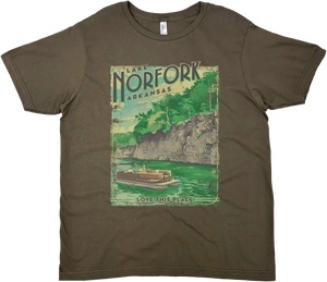 LAKE NORFORK ARKANSAS SOLID TEE